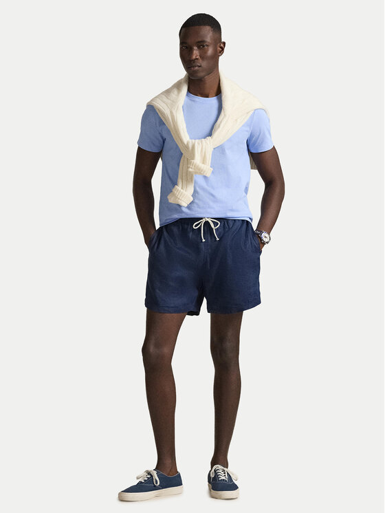 Polo Ralph Lauren Polo Ralph Lauren Tričko 710671438020 Modrá Slim Fit