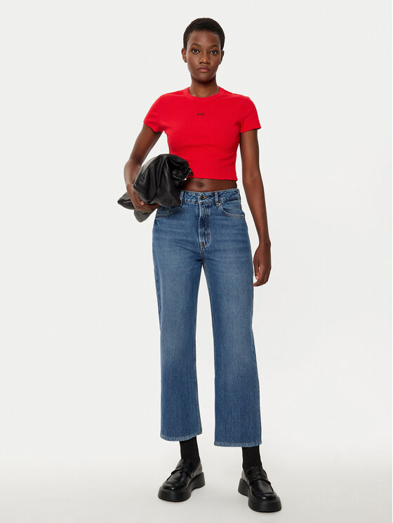 HUGO HUGO Jeans hlače Gilissi 50524883 Modra Straight Leg