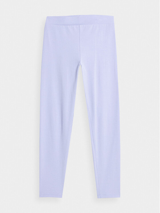 4F 4F Leggings 4FJSS23TTIGF039 Ljubičasta Slim Fit