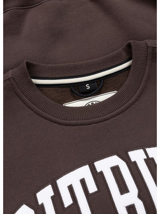 PITBULL PITBULL Bluza NORTON Brązowy Regular Fit