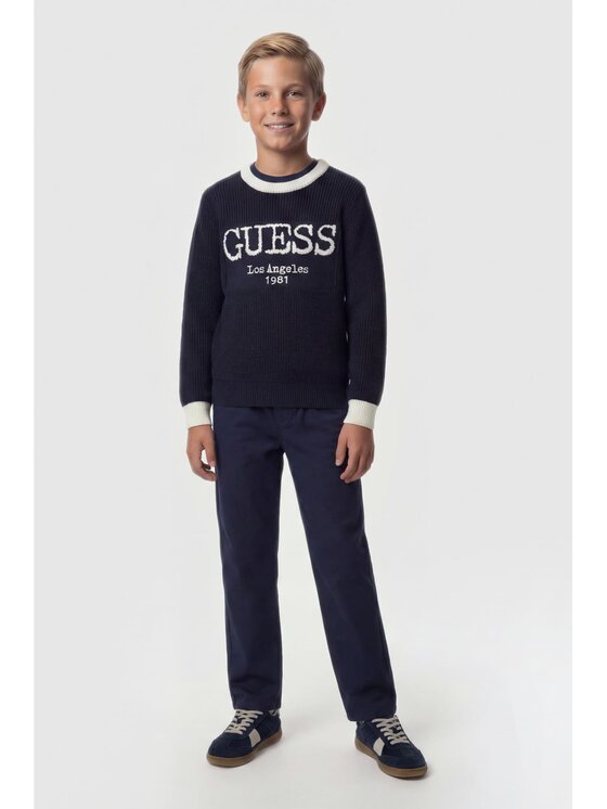 Guess Kids Guess Kids Bluza 180759 Niebieski Classic Fit