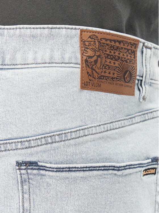 Volcom Volcom Džínové šortky Billow A2012200 Modrá Relaxed Fit
