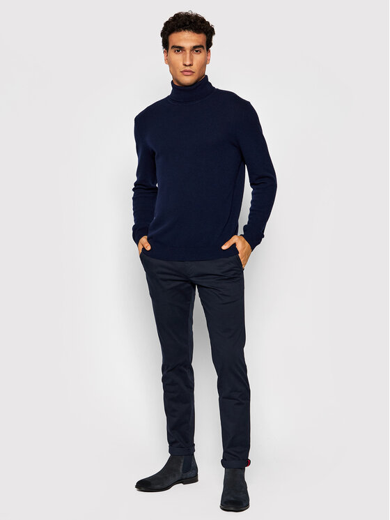 Tommy Hilfiger Tommy Hilfiger Pantaloni chino 1985 Bleecker MW0MW19887 Blu scuro Slim Fit