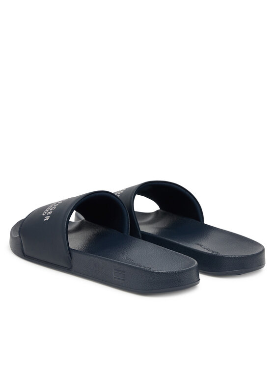 Tommy Hilfiger Tommy Hilfiger Klapki Raised Pool Slide FM0FM05761 Granatowy