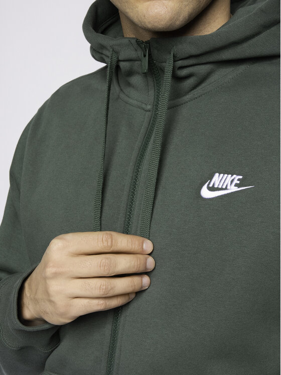 Nike Nike Bluză Sportswear Club Fleece BV2645 Verde Standard Fit