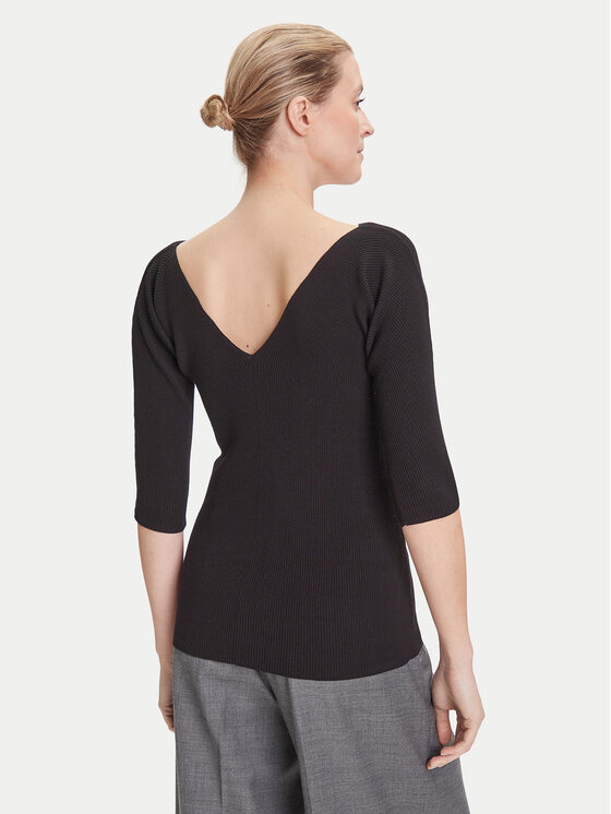 Weekend Max Mara Weekend Max Mara Blusa Oceano 2525366031 Nero Slim Fit