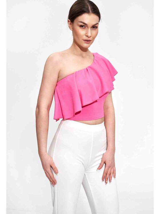 FIGL FIGL Blúzka M875 Ružová Regular Fit