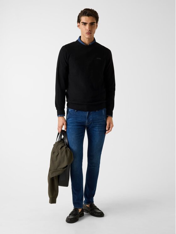 Guess Guess Sweter 180301 Czarny Classic Fit