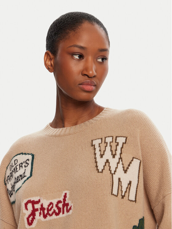Weekend Max Mara Weekend Max Mara Džemper Pavidi 2525366262 Bež Oversize