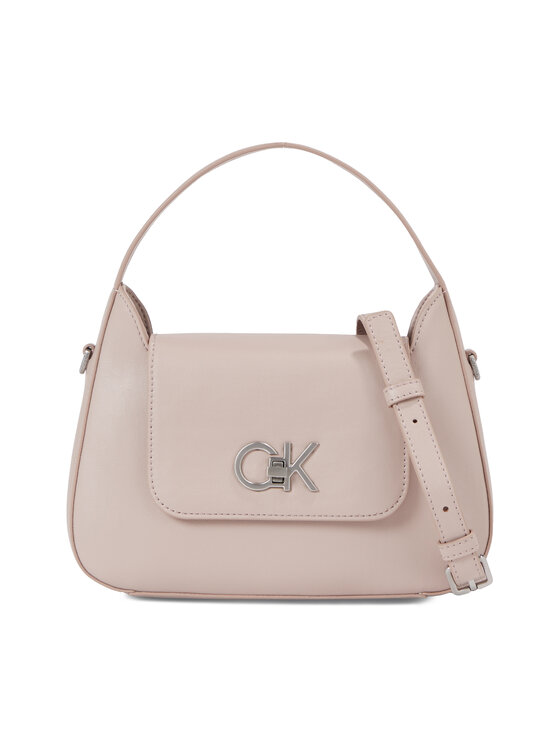 Calvin Klein Ročna Torba Re-Lock Crossbody W/Flap Sm K60K610770 Siva