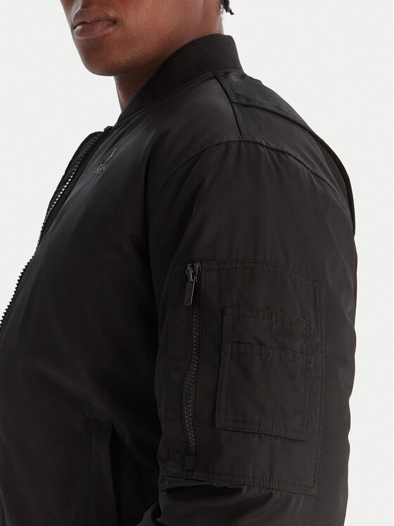 Kappa Kappa Bomberjacke Opilio 311M7EW Schwarz Regular Fit