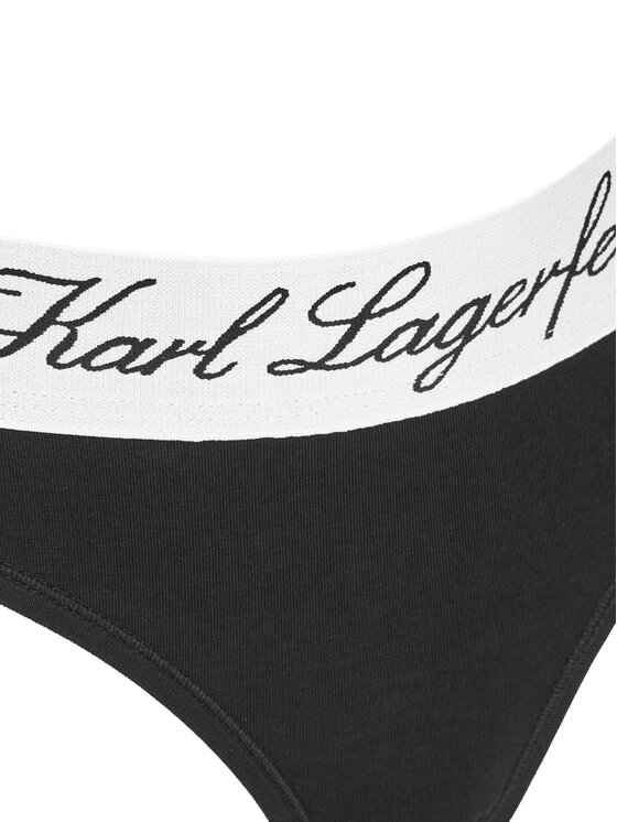 KARL LAGERFELD KARL LAGERFELD Klasické nohavičky A1W47094 Čierna