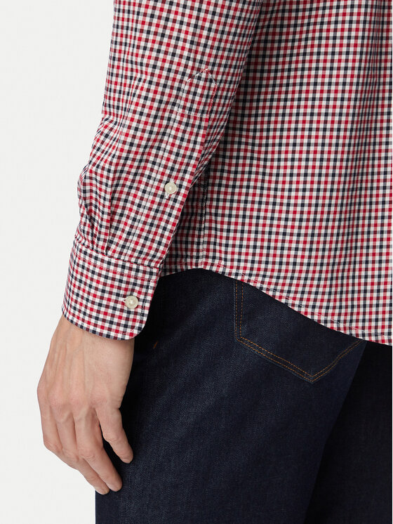 Tommy Hilfiger Tommy Hilfiger Särk Gingham MW0MW43319 Punane Regular Fit