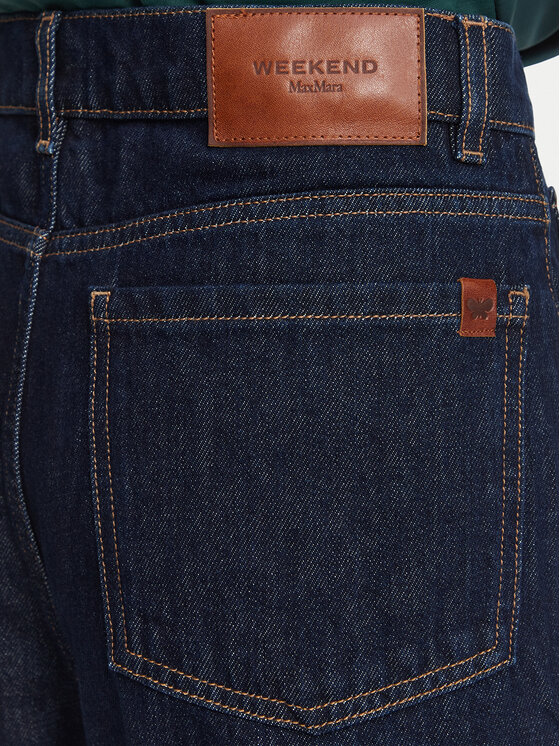 Weekend Max Mara Weekend Max Mara Jeansy Caduca 2625186041 Tmavomodrá Boyfriend Fit