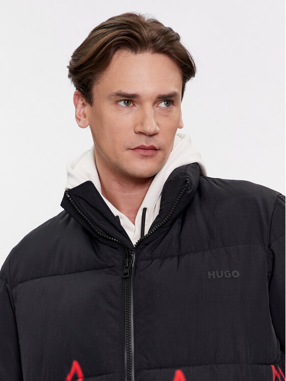 HUGO HUGO Zimné bundy Biron2411 50520514 Čierna Regular Fit