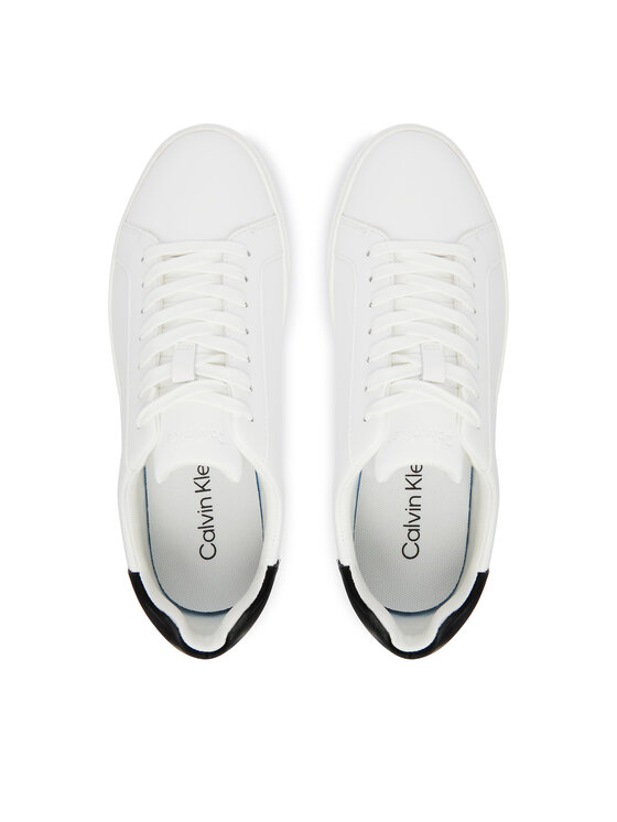 Calvin Klein Calvin Klein Sneakersy Low Pro Cups Lth Ml HW0HW03146 Biela