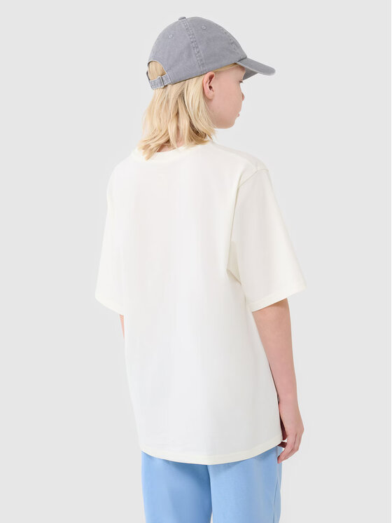 4F 4F T-shirt 4FJASAW24TTSHM2596-011S Bianco Oversize