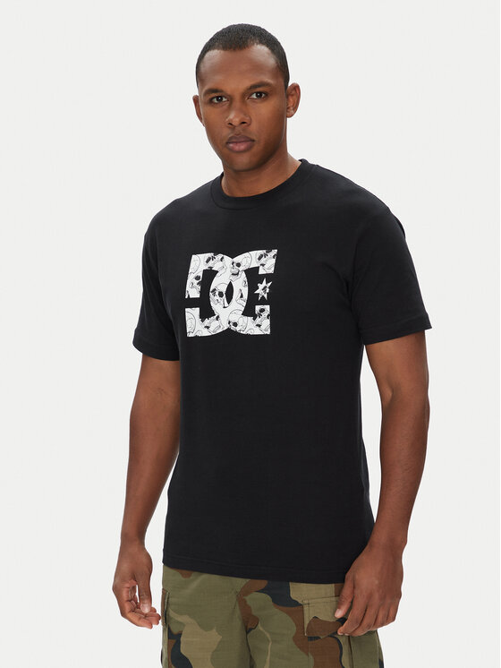 DC Shoes DC Shoes T-Shirt ADYZT05461 KVJ0 Czarny Regular Fit