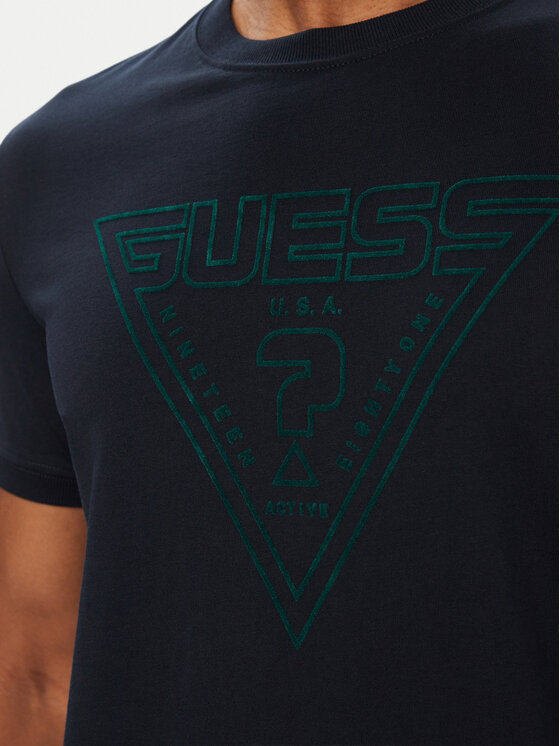 Guess Guess Póló Z6YI20 K5016 Sötétkék Regular Fit