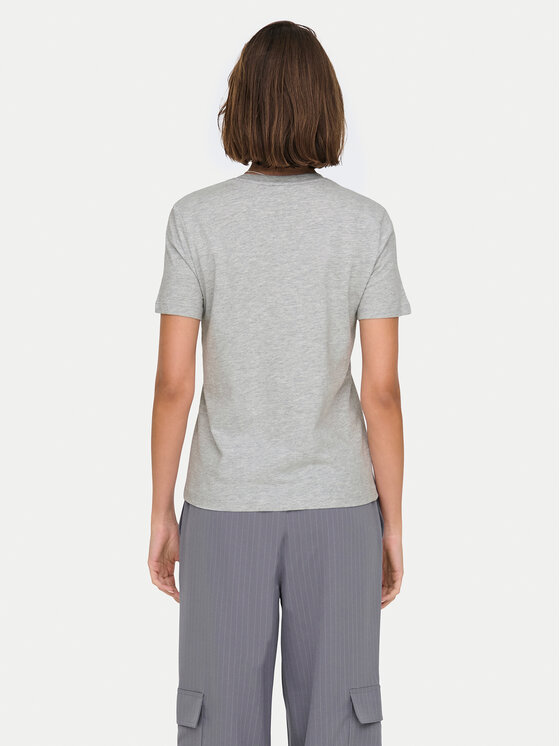 ONLY ONLY T-shirt Kita 15331069 Siva Regular Fit