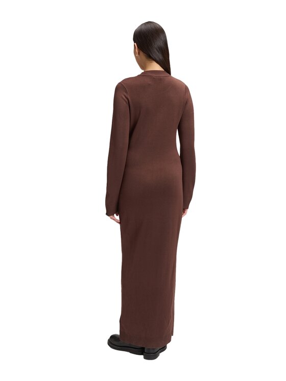 Lee Lee Sukienka codzienna 112385700 Brązowy Slim Fit