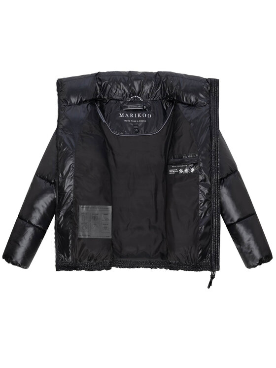 Marikoo Marikoo Kurtka zimowa Hazalee Czarny Regular Fit