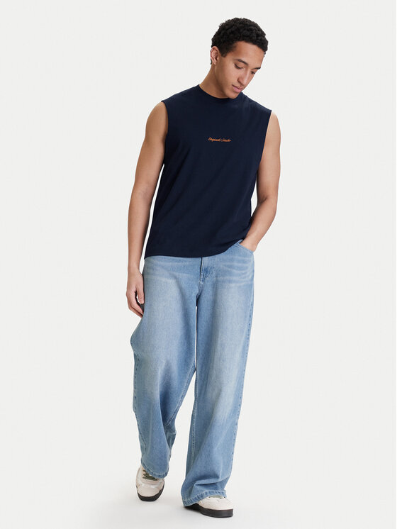 Jack & Jones Jack & Jones Trikó Norrebro Emb 12292009 Sötétkék Regular Fit