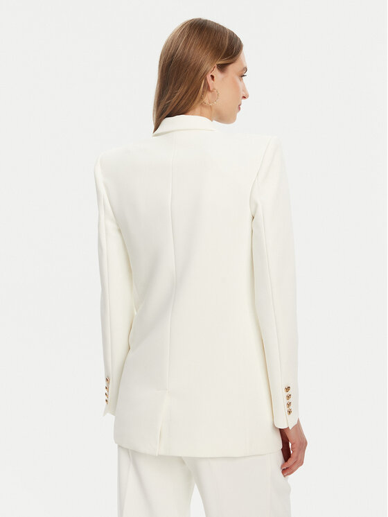 Elisabetta Franchi Elisabetta Franchi Pintsak GI-147-51E2 -V700 Valge Regular Fit