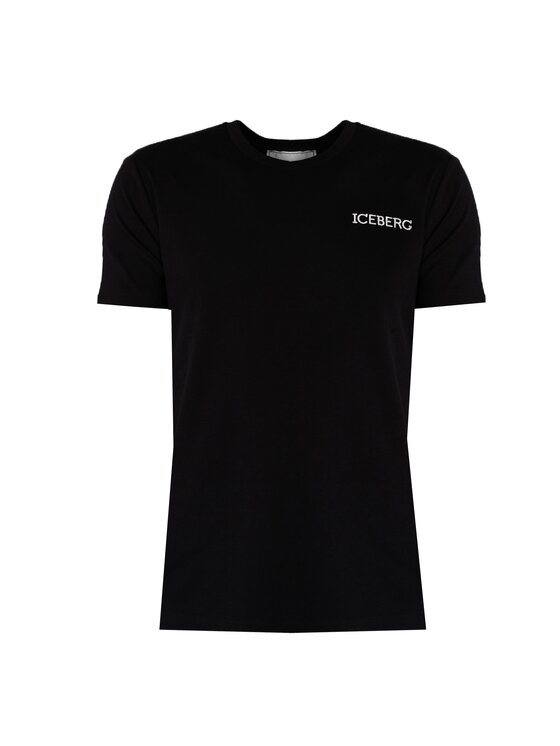 Iceberg Iceberg T-Shirt F0256307 Černá Regular Fit