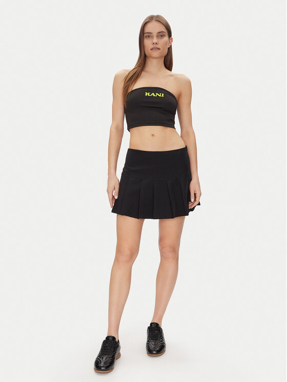 Karl Kani Karl Kani Top Retro Bandeau 61310127 Črna Slim Fit