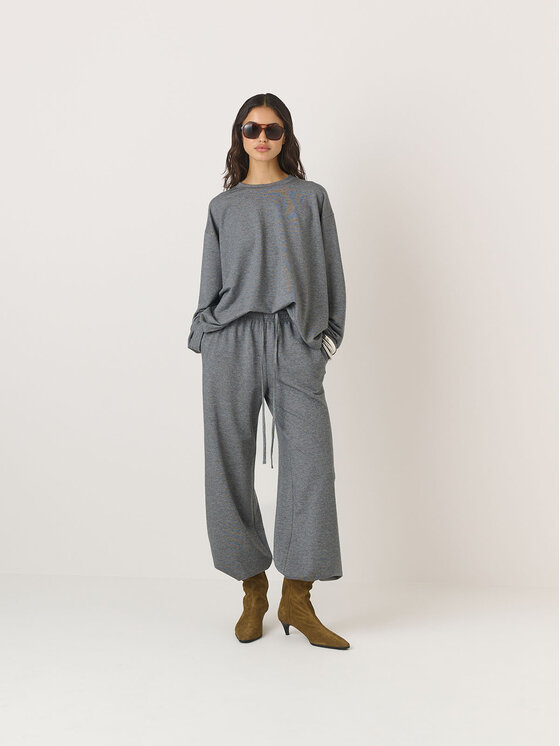 La Mania La Mania Mikina SONNET Šedá Classic Fit