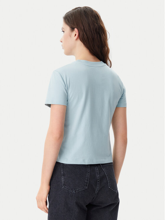 Calvin Klein Jeans Calvin Klein Jeans Tričko Baby Tee J20J223113 Modrá Slim Fit