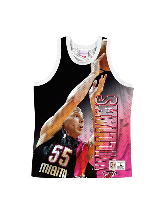 Mitchell & Ness Mitchell & Ness Tank top Miami Heat Jason Williams Kolorowy Standard Fit