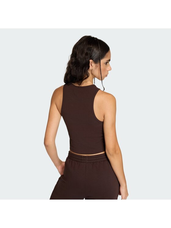 adidas adidas Τοπ Essentials KD3821 Καφέ Slim Fit