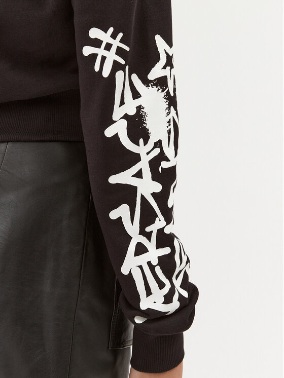 Versace Jeans Couture Versace Jeans Couture Світшот 75HAIT16 Чорний Regular Fit