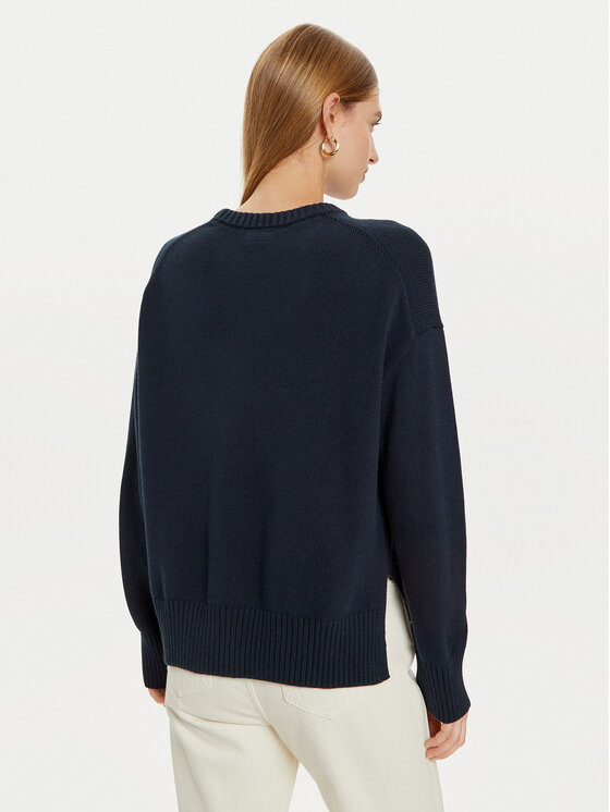 Guess Jeans Guess Jeans Sweater W4BR12 Z3HM1 Sötétkék Regular Fit