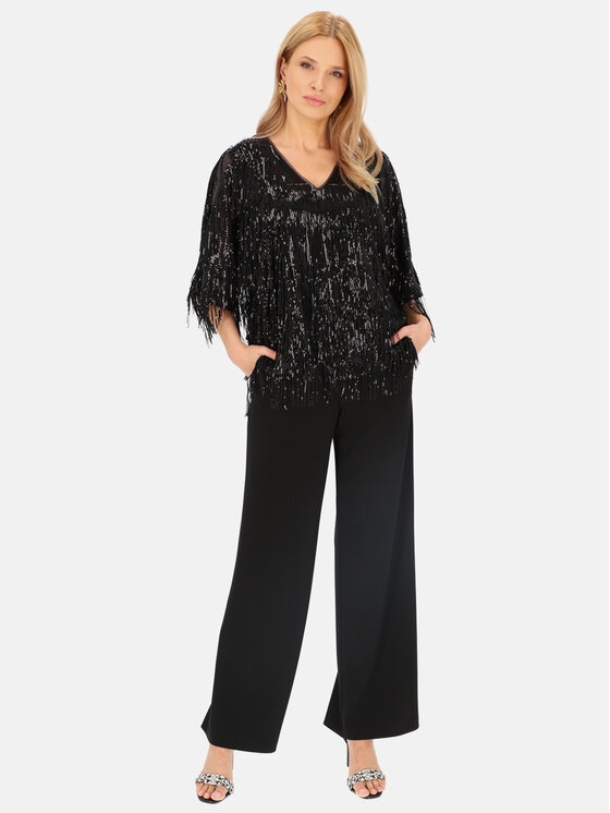 L’AF L’AF Bluzka Moris Czarny Regular Fit