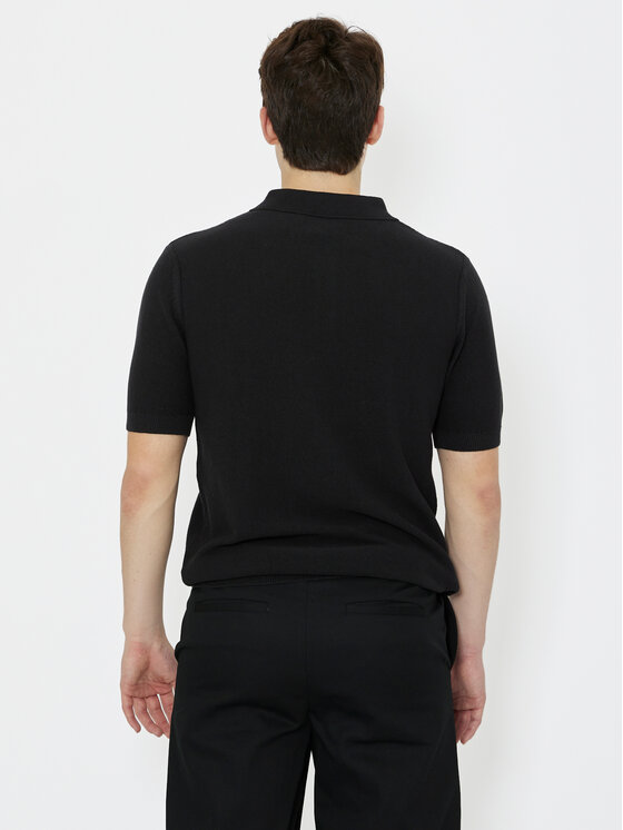 Richmond X Richmond X Тениска с яка и копчета Carena UMP24214PO Черен Regular Fit
