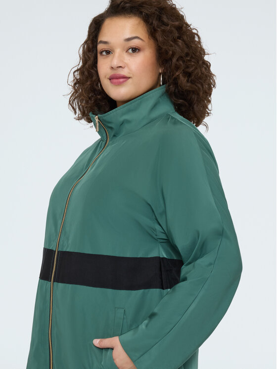 Fiorella Rubino Fiorella Rubino Płaszcz zimowy F061T001500N035 Zielony A-Line Fit