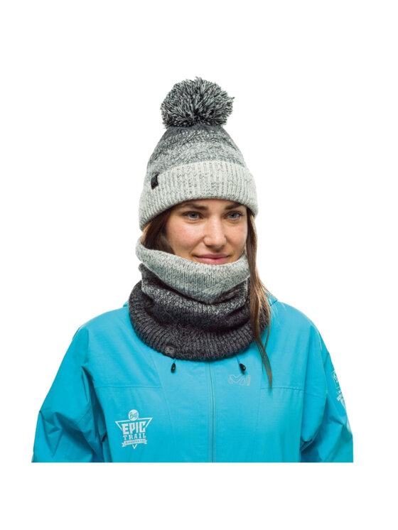 Buff Buff Czapka Buff Masha Knitted Fleece Hat Beanie Szary