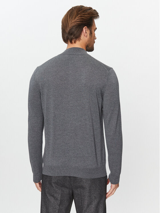 BOSS Boss Kardigan Balonso-L 50476347 Szary Regular Fit