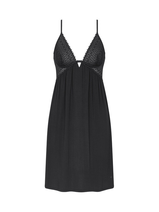 Triumph Triumph Νυχτικό Aura Spotlight 10225033 Μαύρο Regular Fit