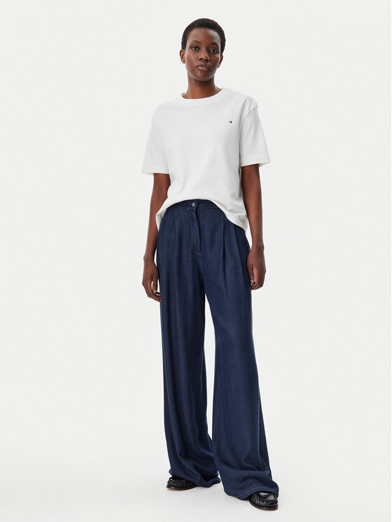 Tommy Hilfiger Tommy Hilfiger Тишърт Modern Cody WW0WW46158 Екрю Relaxed Fit