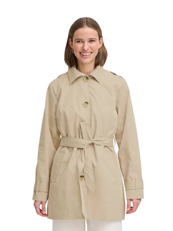 b.young b.young Trench Trench byamona Beige Regular Fit