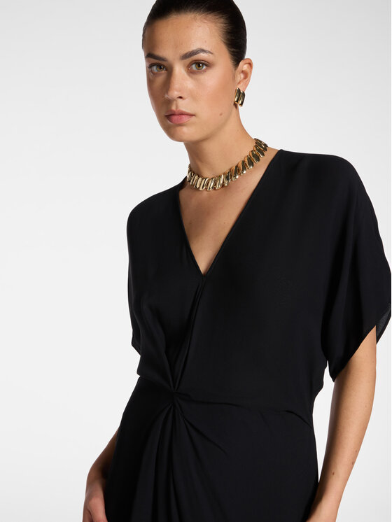 Elena Mirò Elena Mirò Sukienka wieczorowa 7066Z000116N033 Czarny A-Line Fit