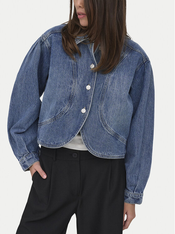 ONLY ONLY Jeansjacke Amber 15377783 Blau Regular Fit