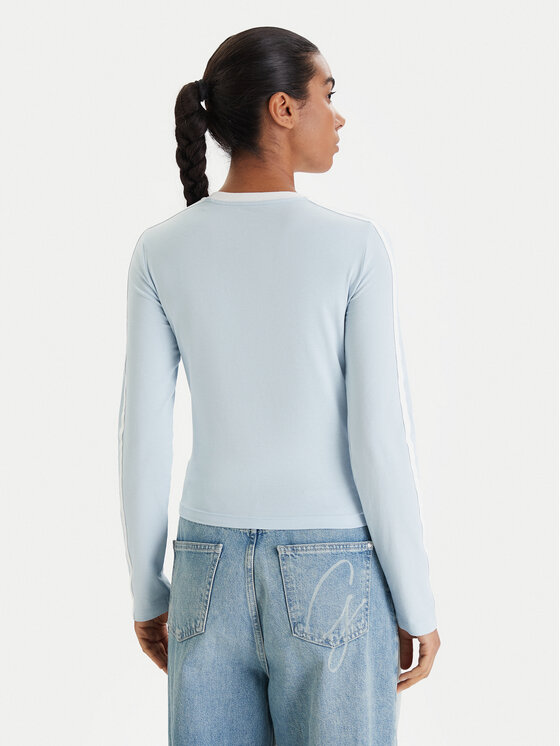 Guess Jeans Guess Jeans Bluzka W6RI17 J1314 Błękitny Regular Fit