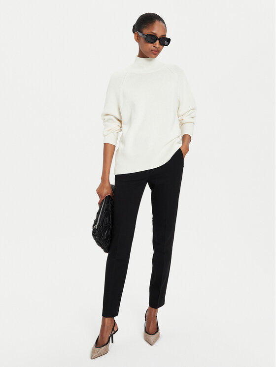 Marella Marella Dolčevita Falange 2423366184 Écru Regular Fit