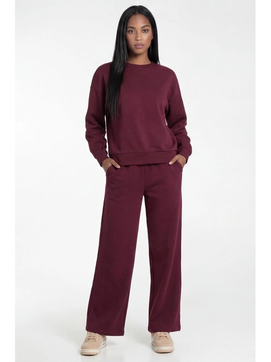 FIGL FIGL Φόρμα M1330 Μπορντό Straight Fit