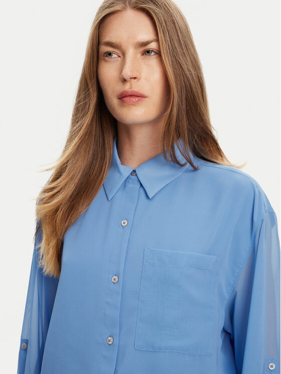 Calvin Klein Calvin Klein Košeľa LV044B902G Modrá Regular Fit